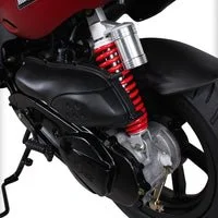 2026 Genuine RoughHouse 50 Sport scooter — front three-quarter view 2