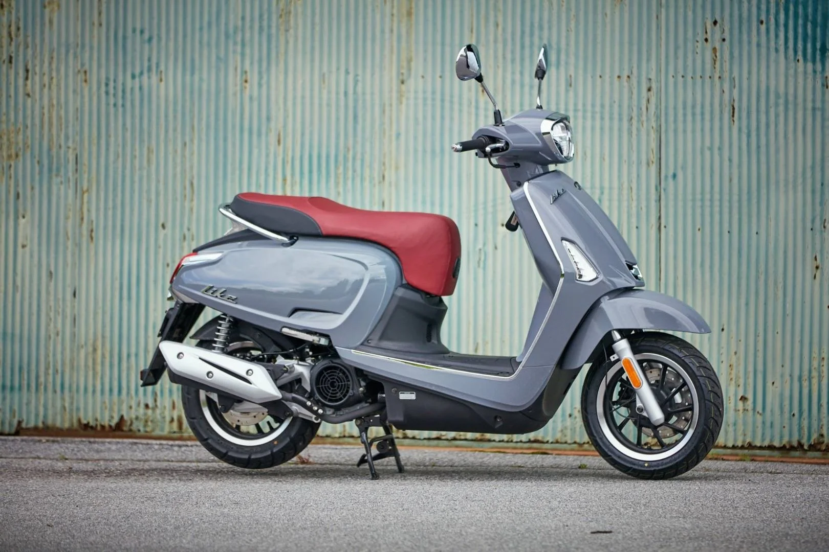 2026 Kymco Like 150i ABS scooter — alternate studio view 2