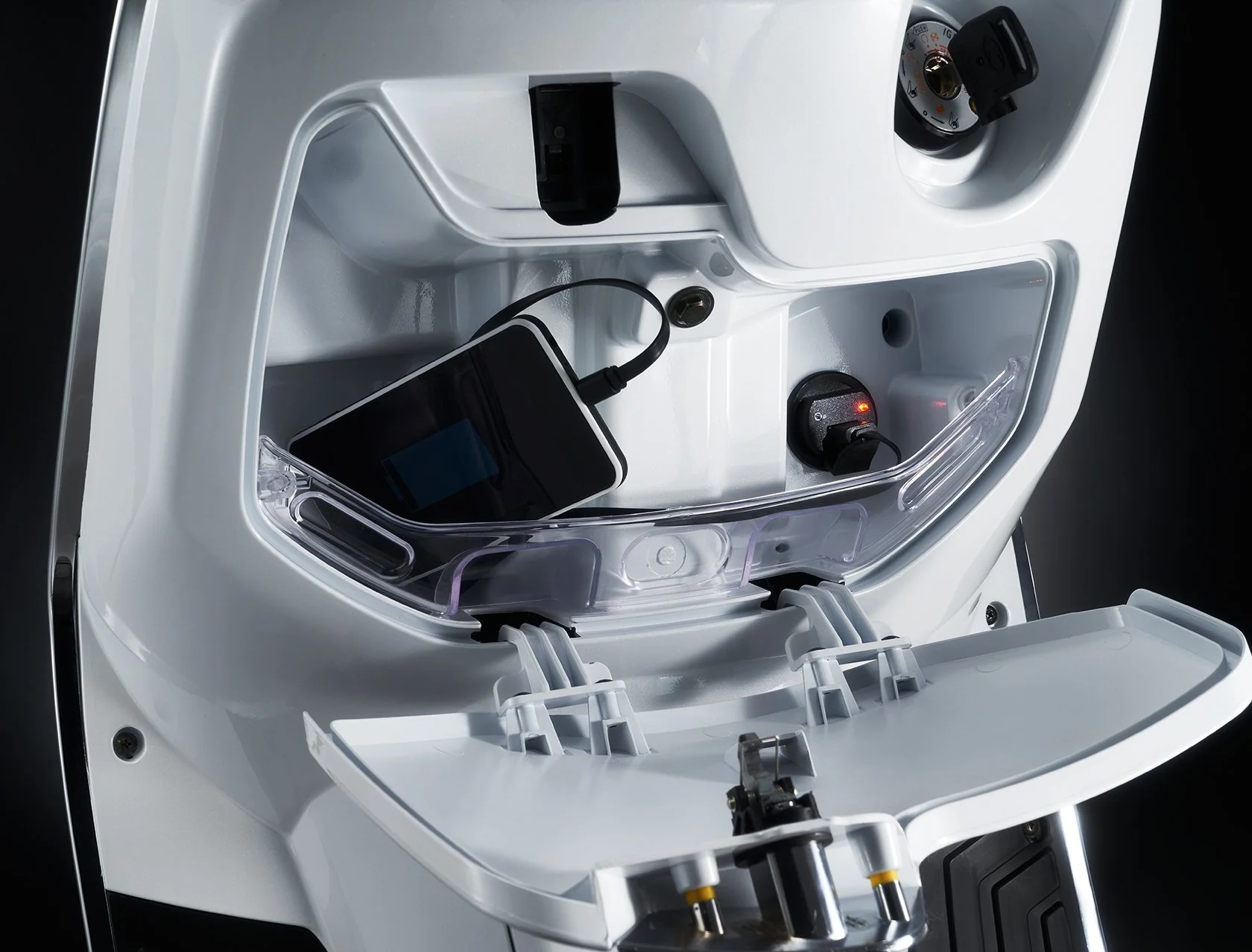 2026 Kymco Like 150i ABS scooter — close-up styling detail 4