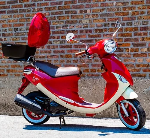 2026 Genuine Buddy 50 International scooter — front three-quarter view 2