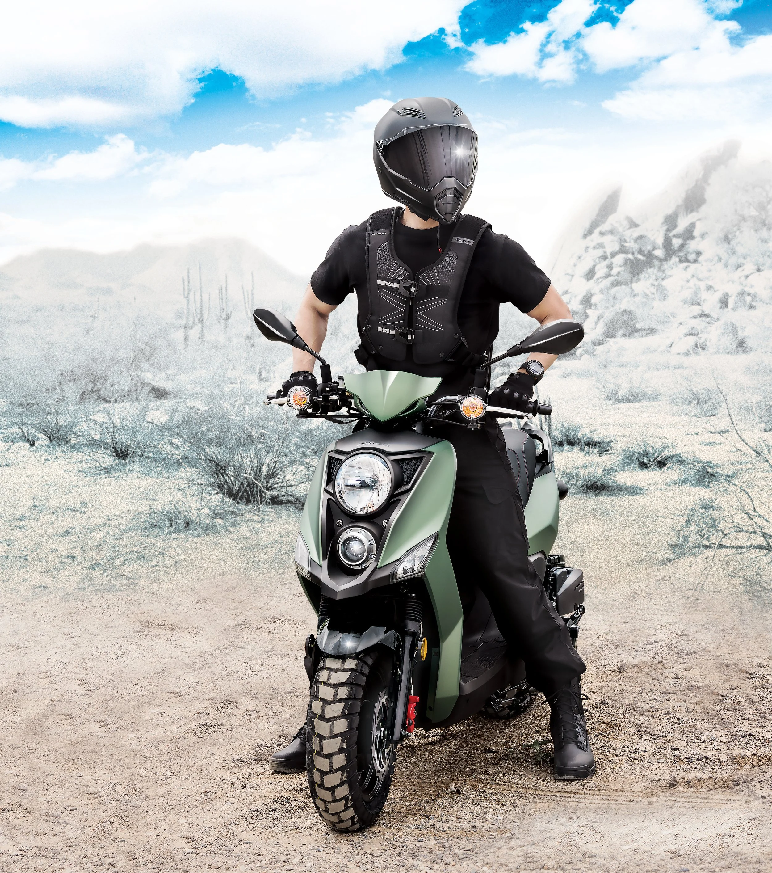 2026 Lance Cabo 50 scooter — front view 3