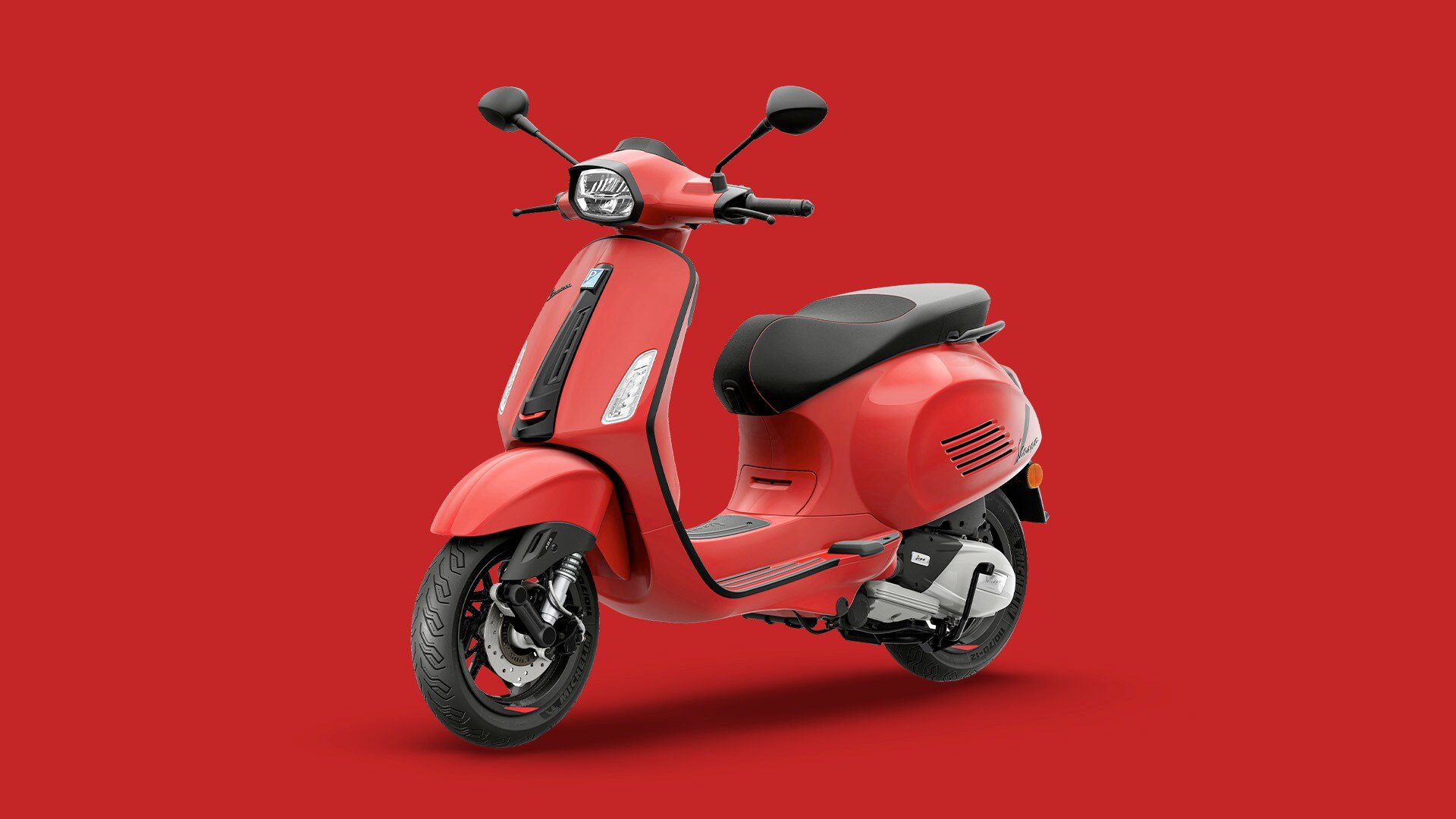 2026 Vespa Sprint S 150 scooter — front three-quarter view