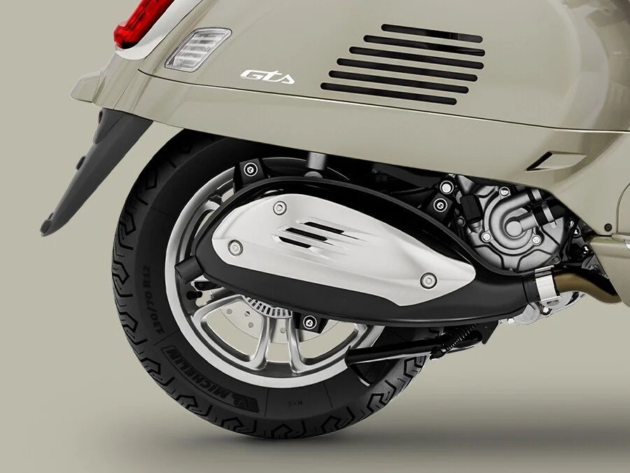 2026 Vespa GTS 310 scooter — front three-quarter view 3