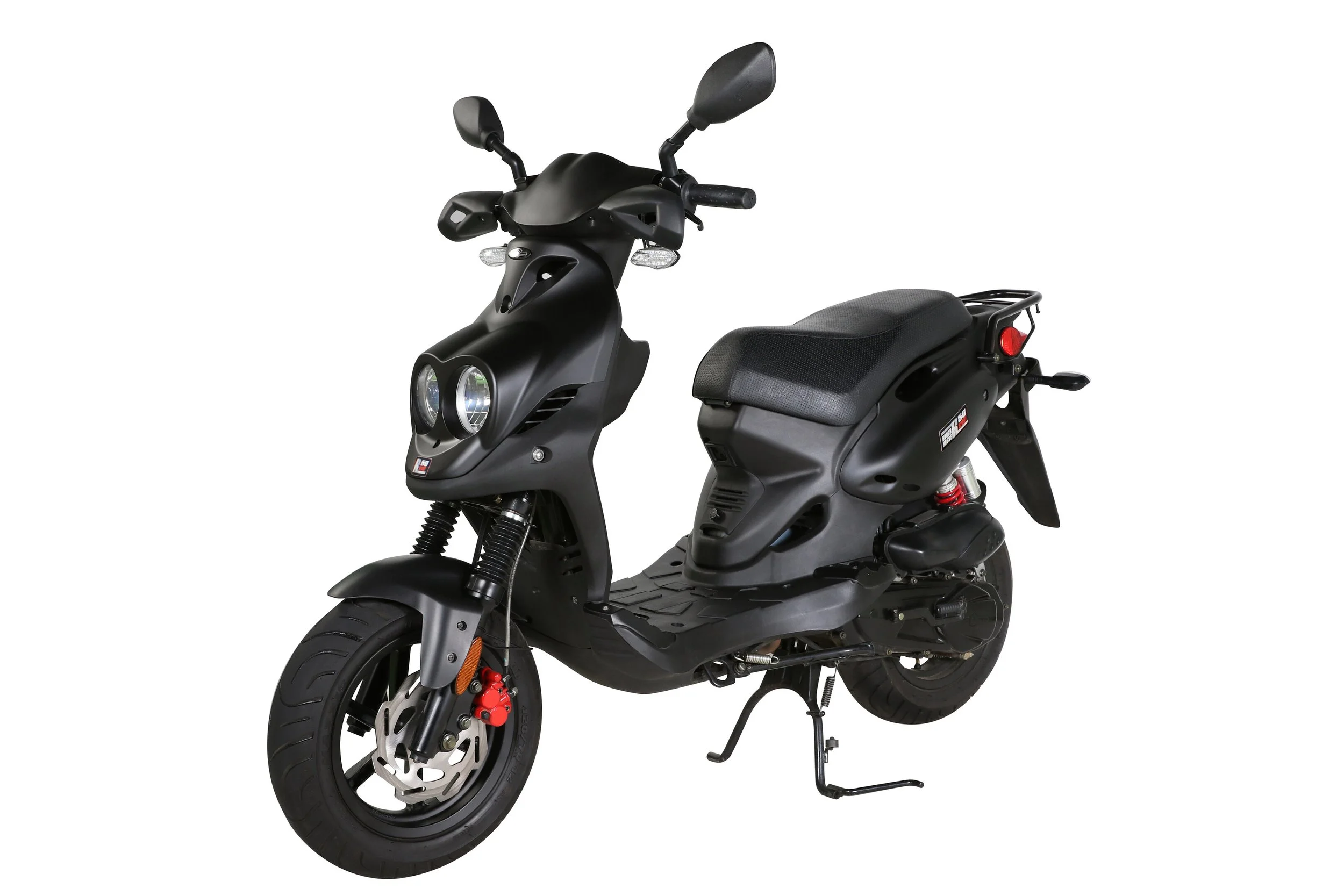 2026 Genuine RoughHouse 50 Sport scooter in Black — alternate studio view 3