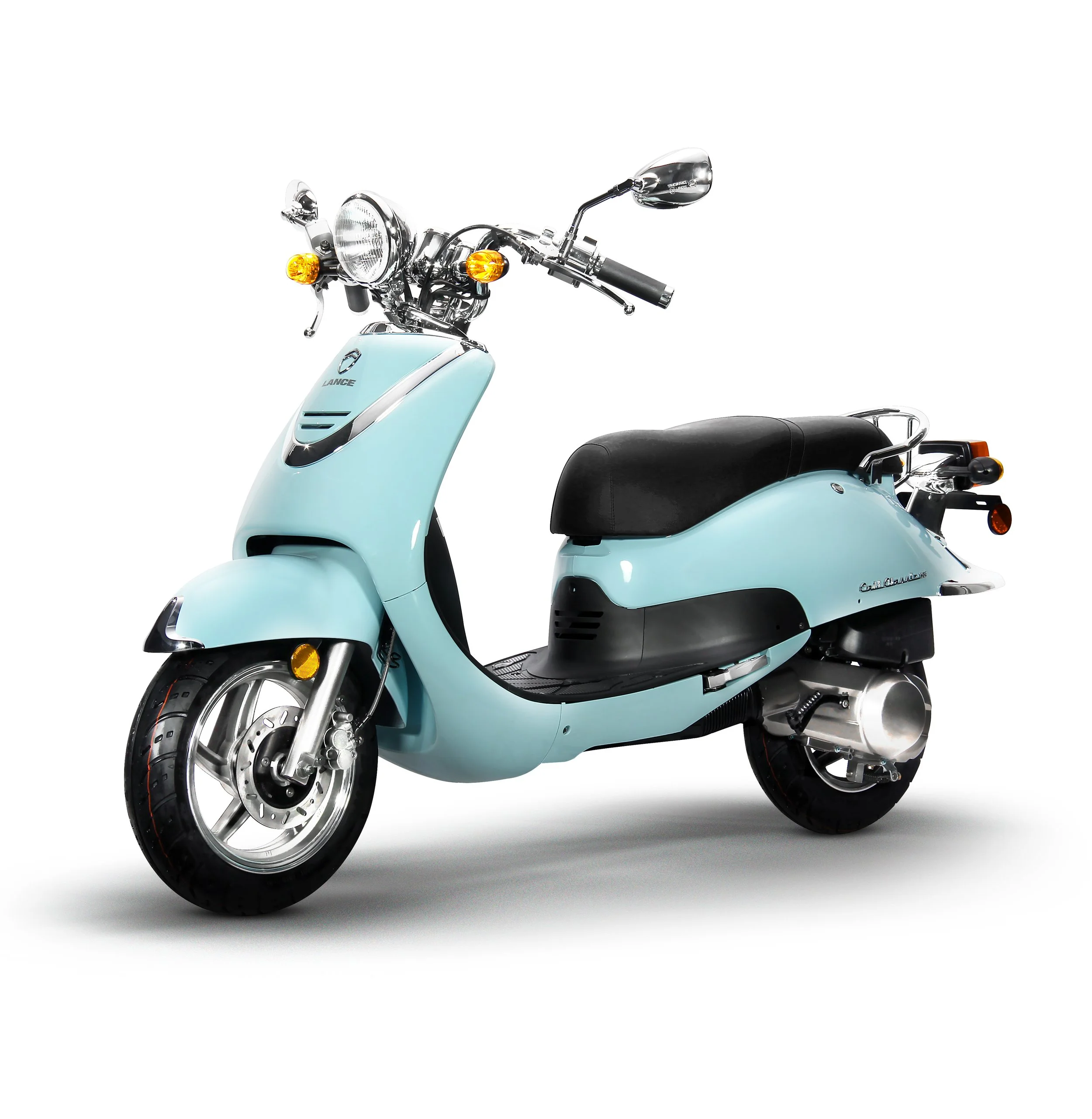 2026 Lance Cali Classic 50 scooter — three-quarter rear view 2