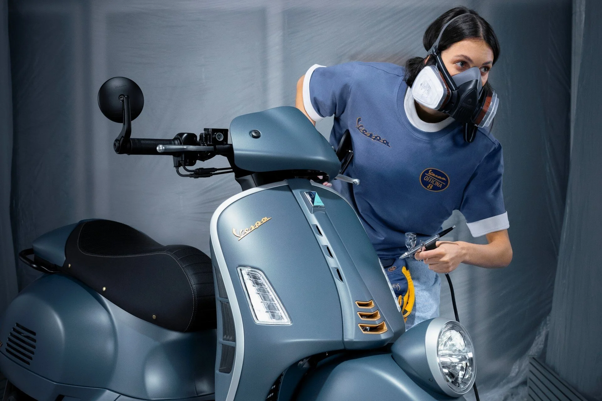 2026 Vespa GTV 310 scooter — side profile view 3