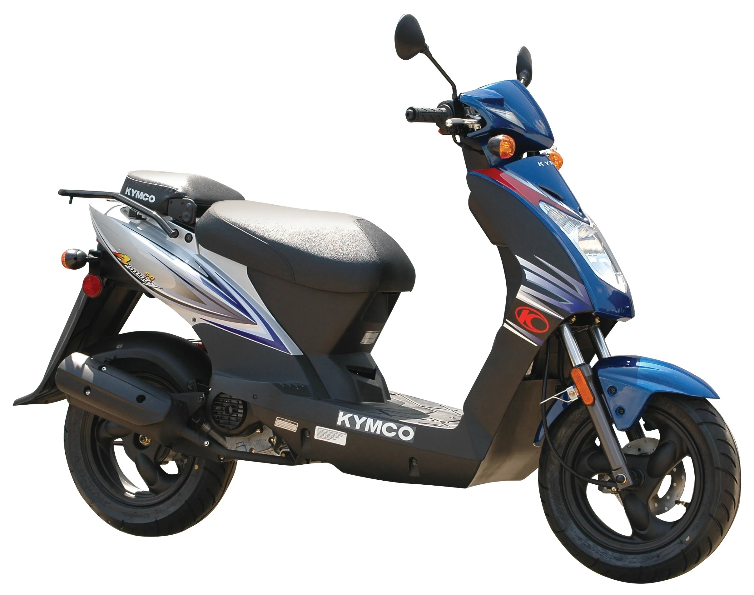 2026 Kymco Agility 50 scooter in Blue — right-side view 2