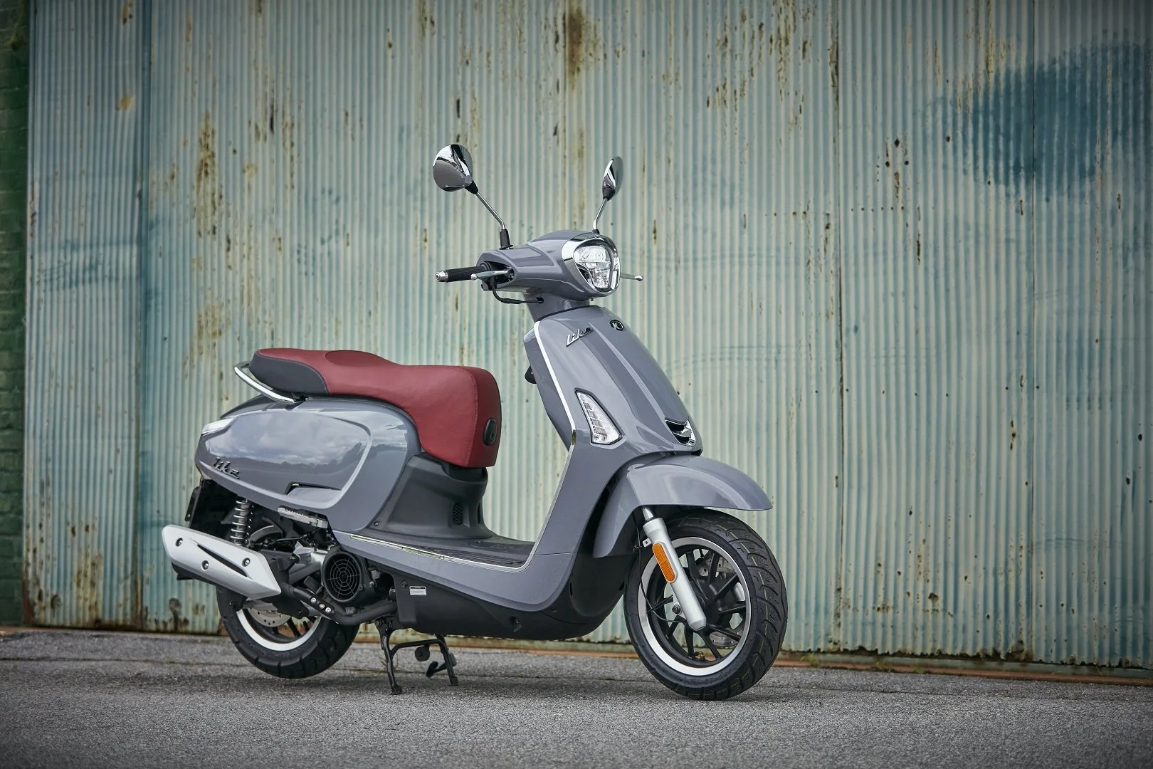 2026 Kymco Like 150i ABS scooter — side profile view 2