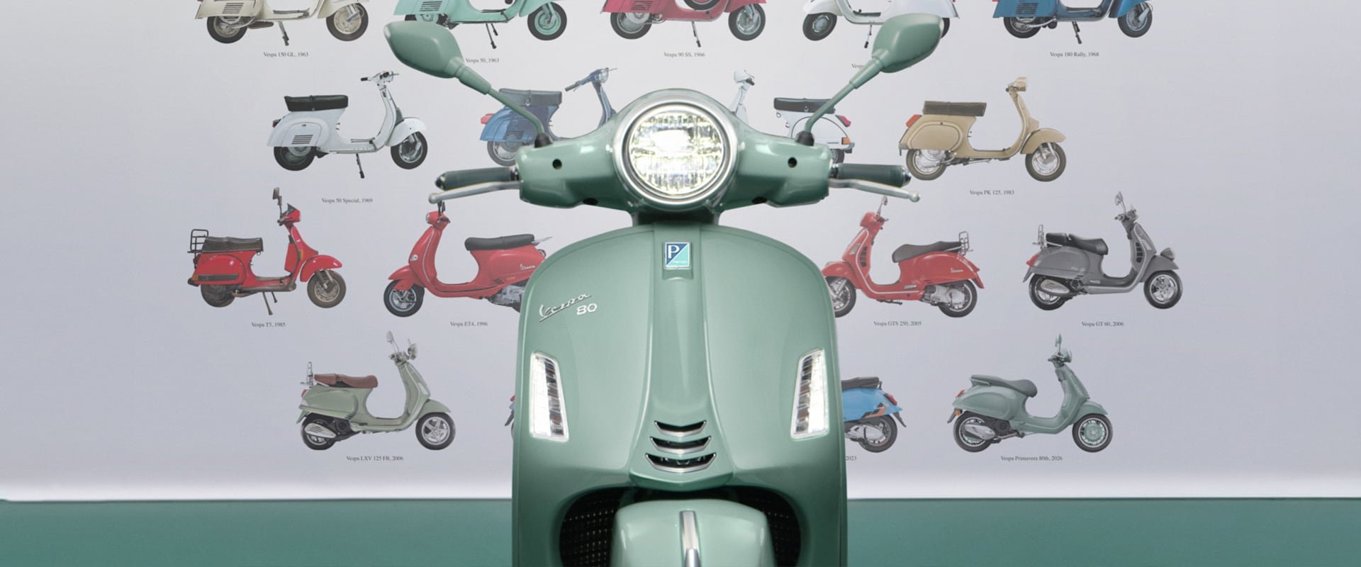 2026 Vespa GTS 310 scooter — front view 5