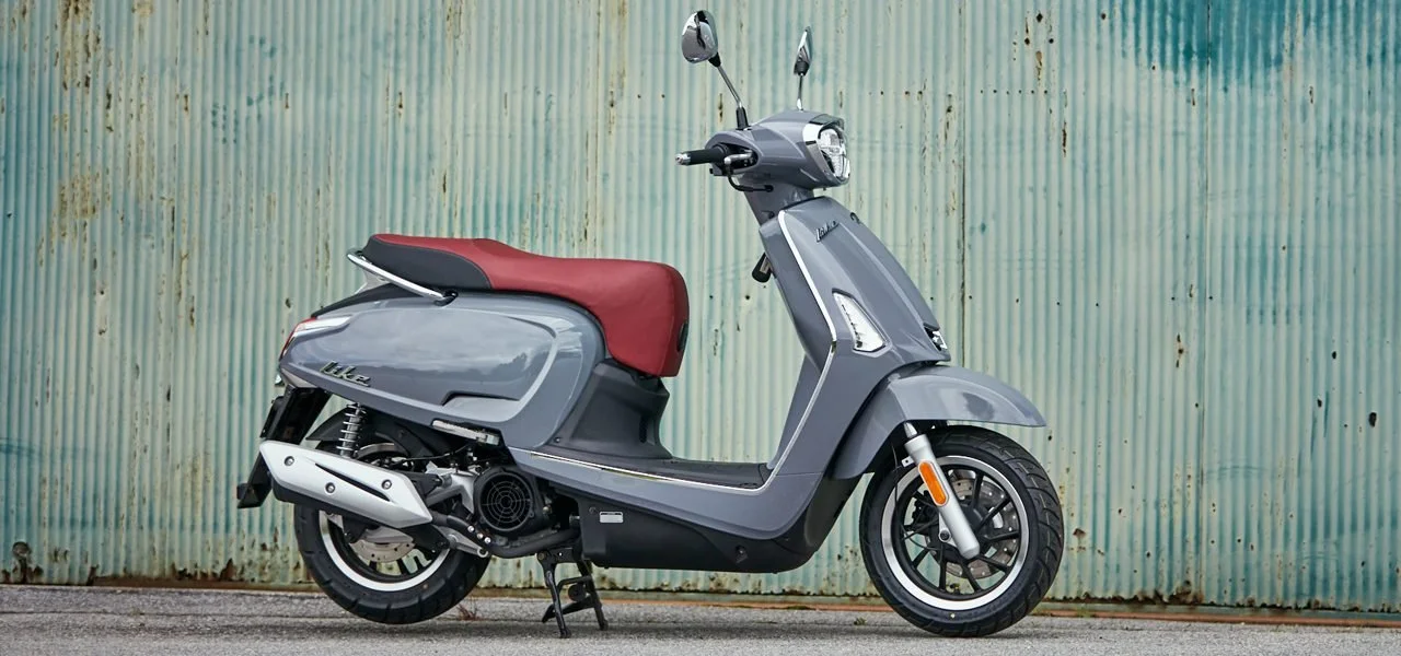 2026 Kymco Like 150i ABS scooter — rear view 3
