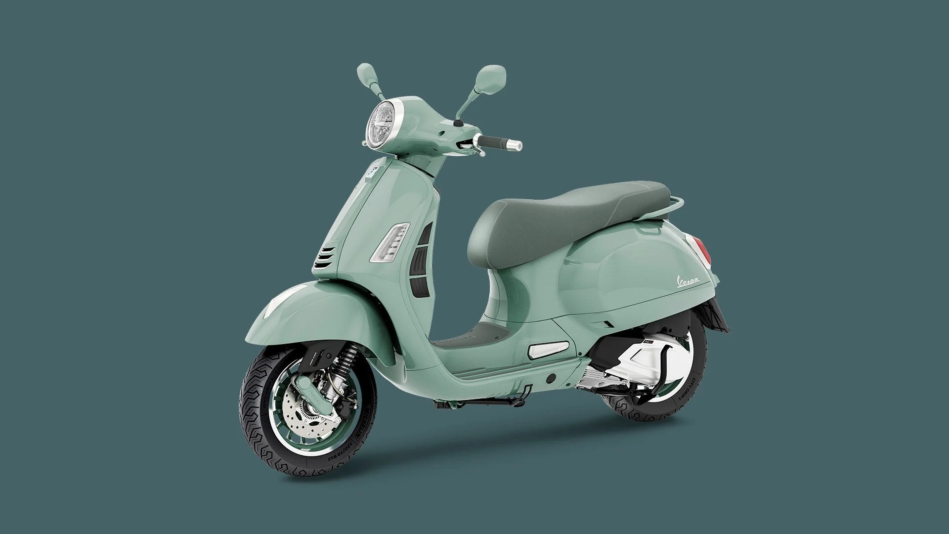 2026 Vespa GTS 310 scooter — close-up styling detail 4