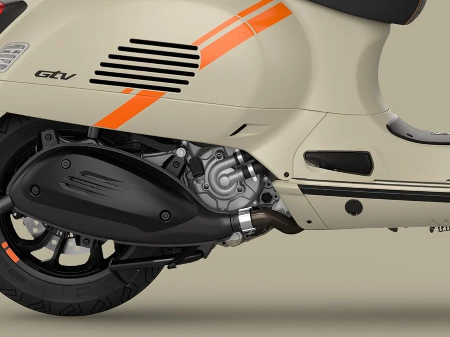2026 Vespa GTV 310 scooter — left-side view