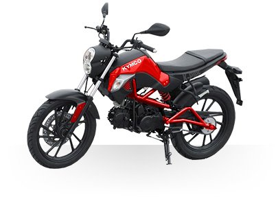 2026 Kymco K-Pipe 125 scooter in Red — rear view