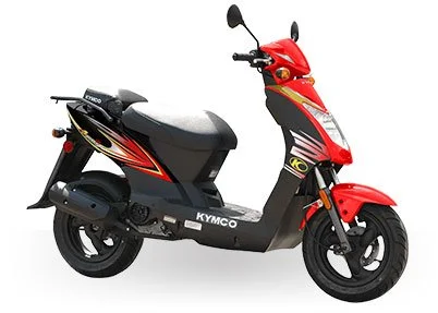 2026 Kymco Agility 50 scooter in Red — alternate studio view 2