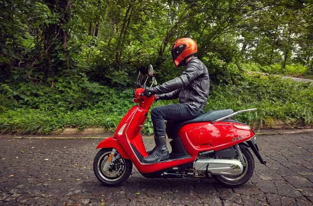 2026 Kymco Like 150i ABS scooter — left-side view 4