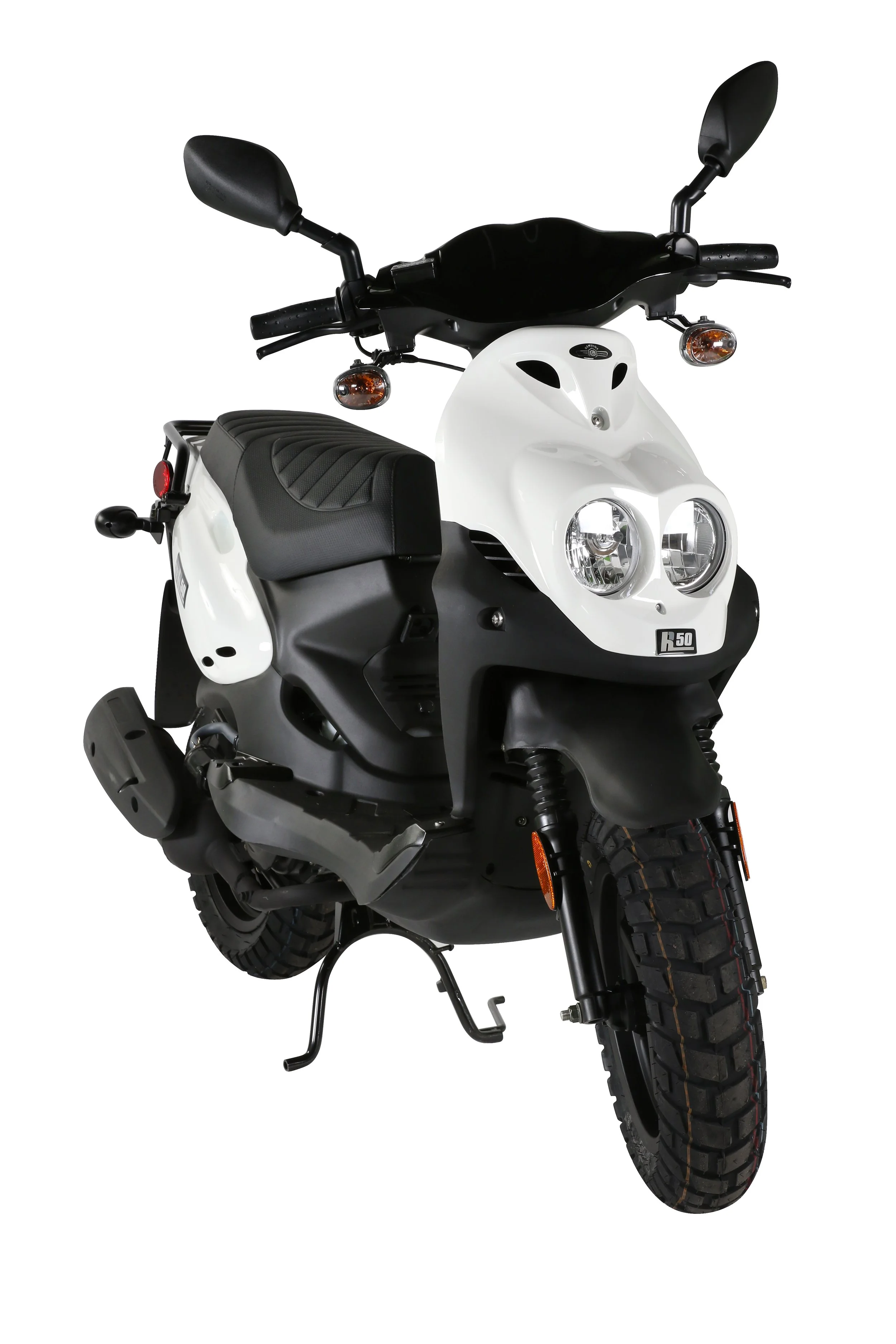 2026 Genuine RoughHouse 50 scooter in White — right-side view 3