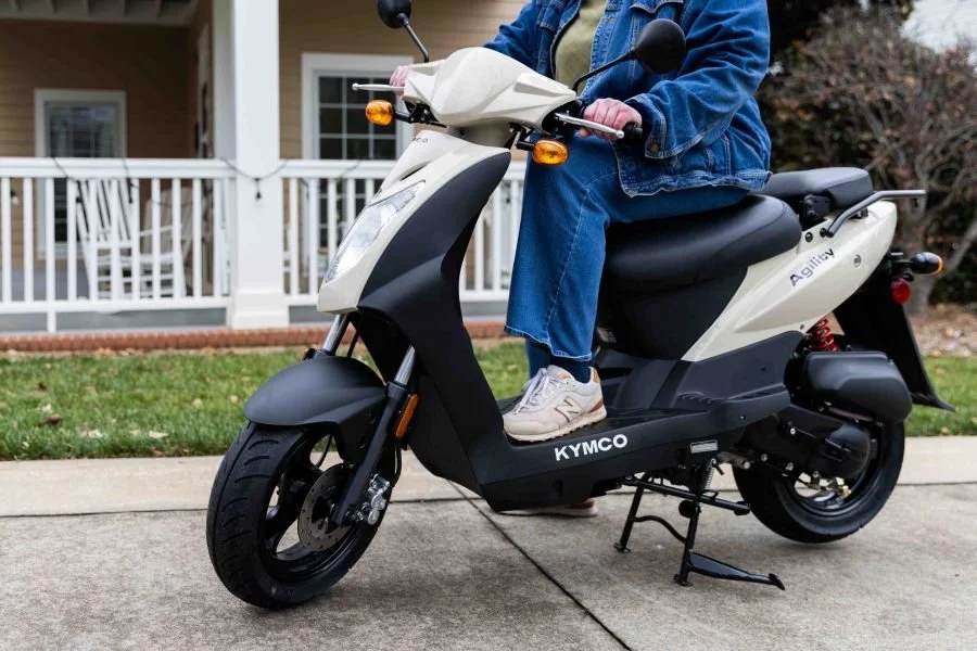 2026 Kymco Agility 50 scooter — side profile view