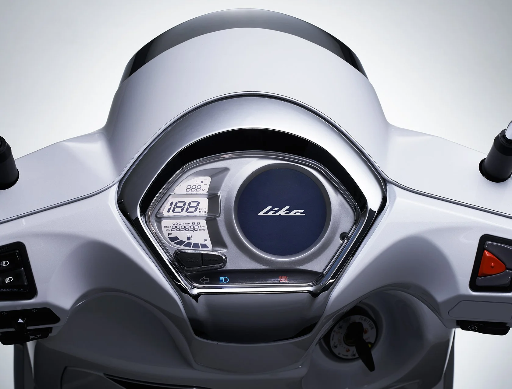 2026 Kymco Like 150i ABS scooter — alternate studio view 4