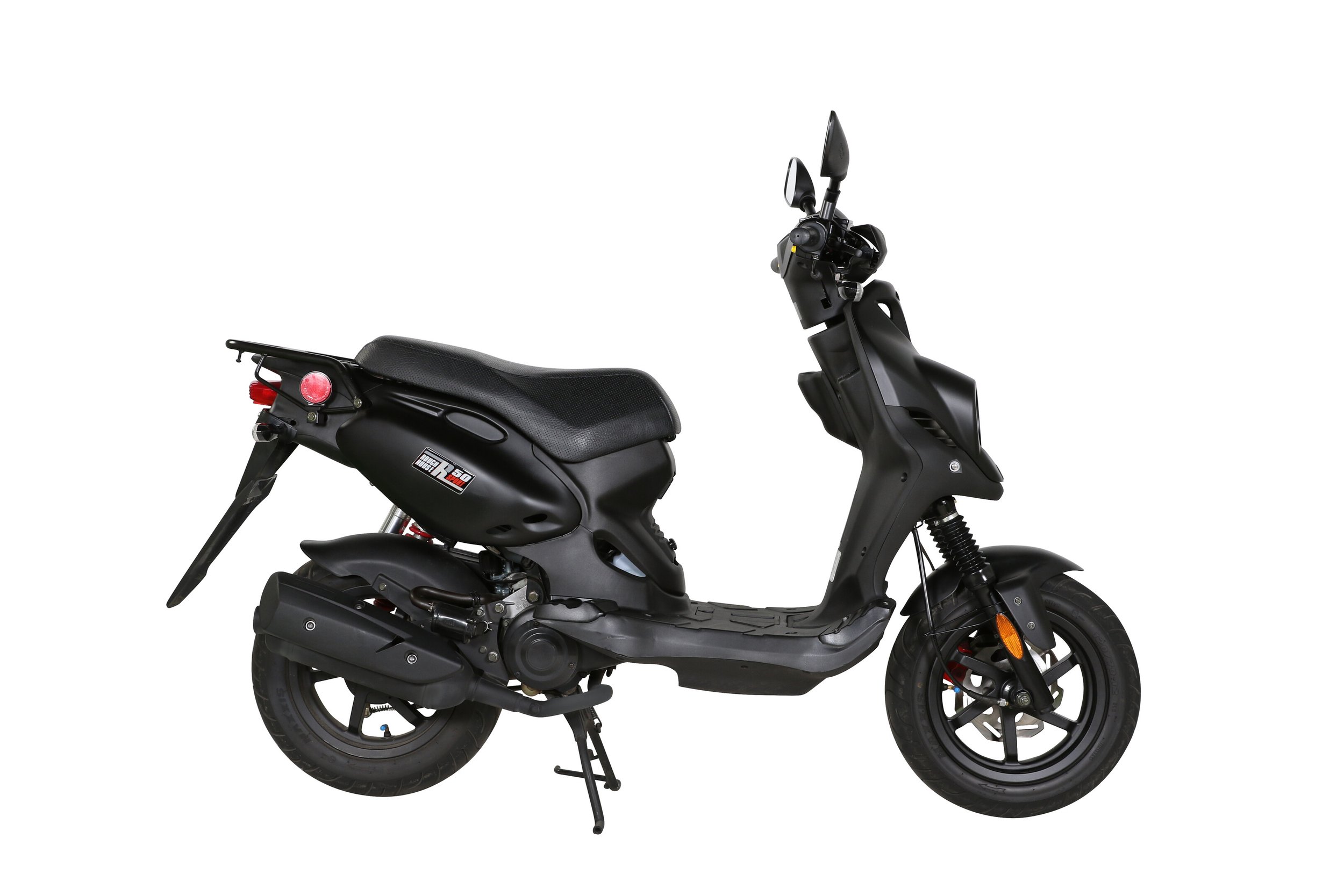 2026 Genuine RoughHouse 50 Sport scooter in Black — side view