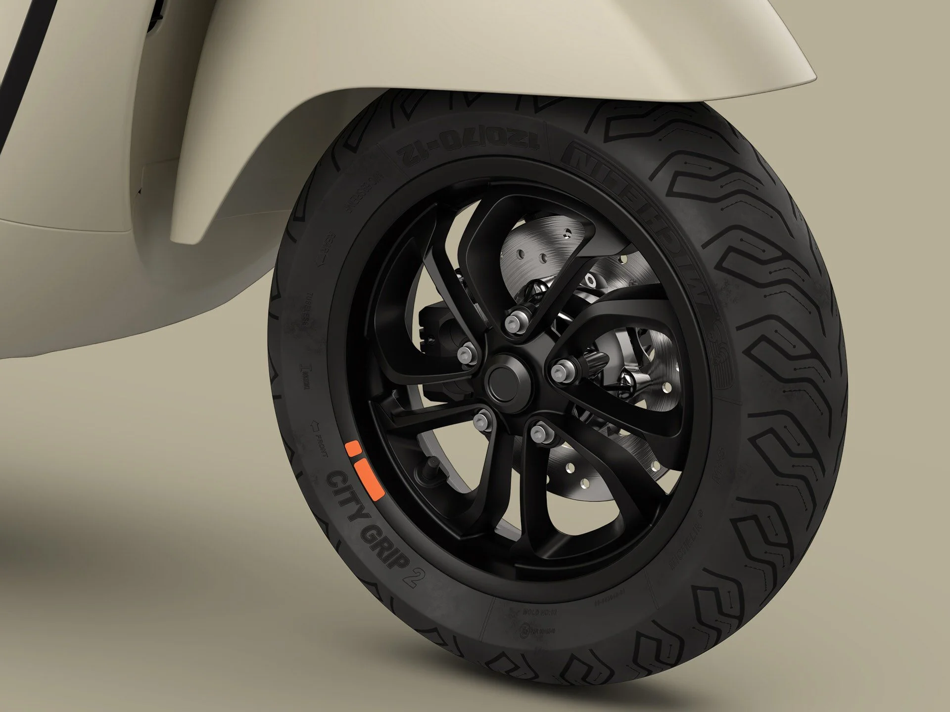 2026 Vespa GTV 310 scooter — alternate studio view