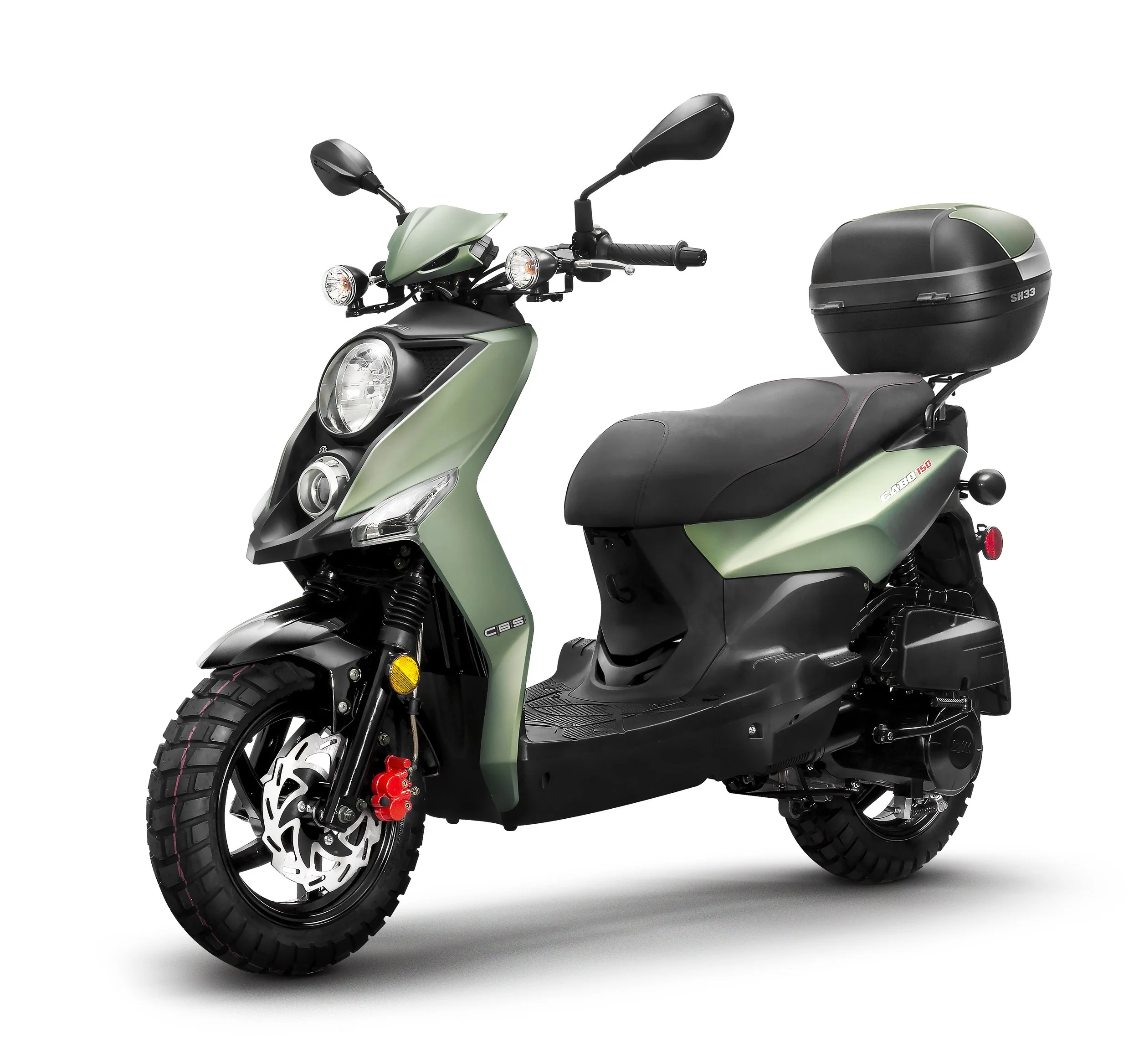 2026 Lance Cabo 200i scooter — full-length studio view 2