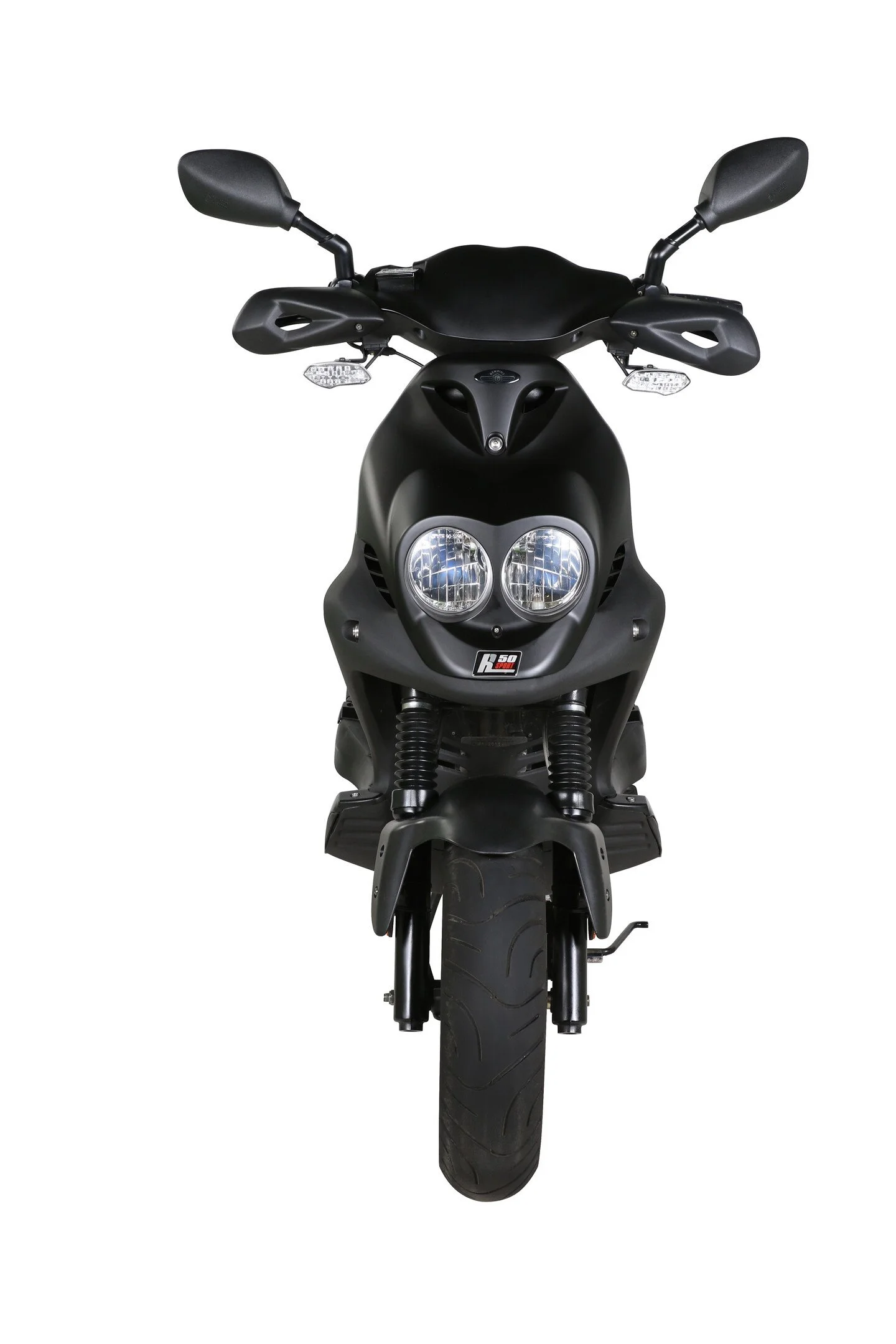 2026 Genuine RoughHouse 50 Sport scooter in Black — front view