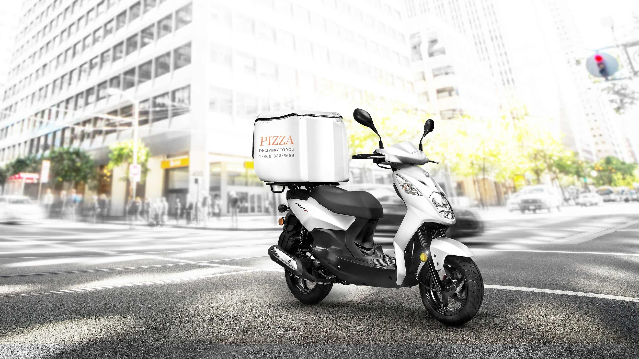2026 Lance PCH 50 Delivery scooter — right-side view 3