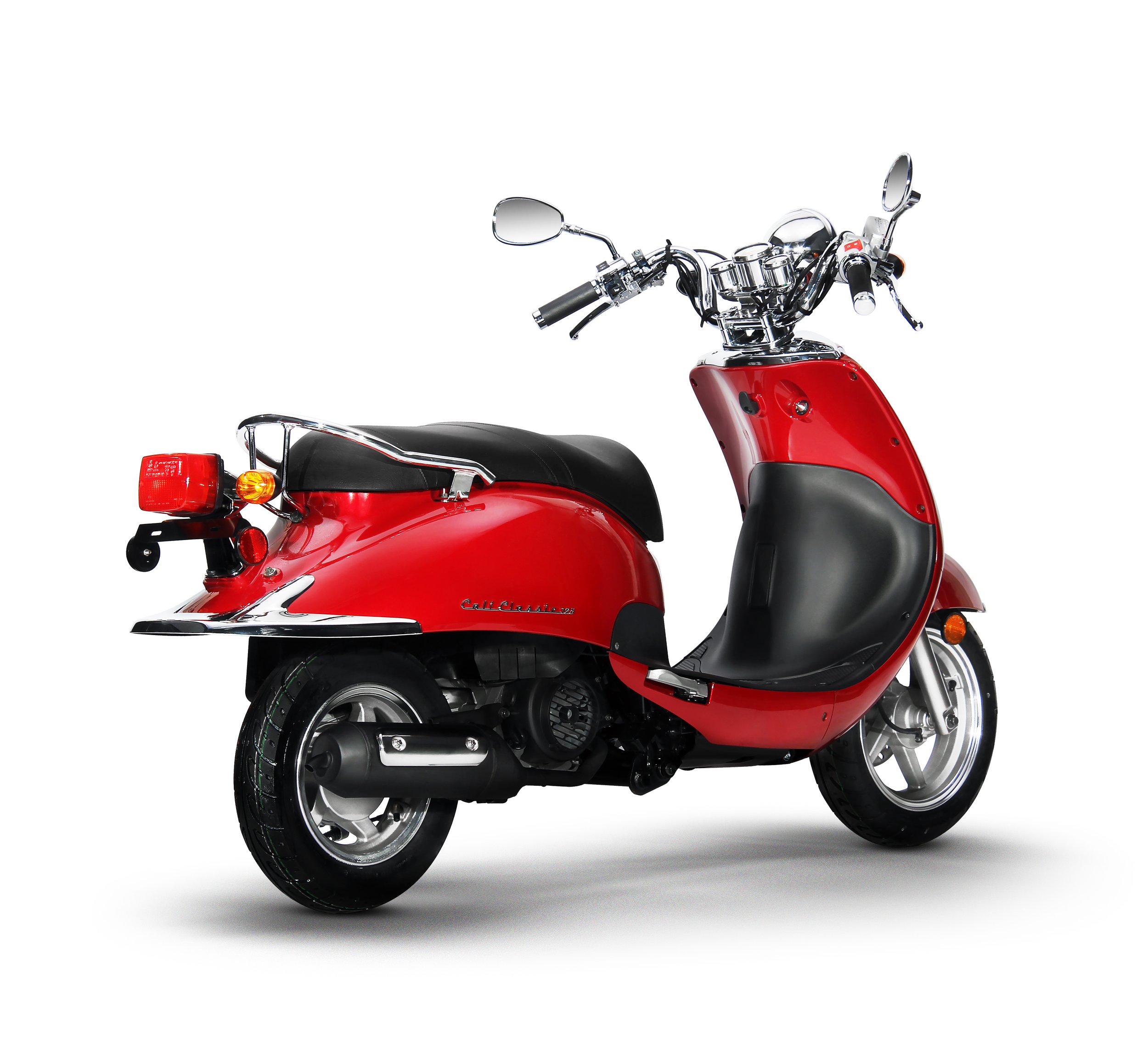 2026 Lance Cali Classic 50 scooter — full-length studio view 3