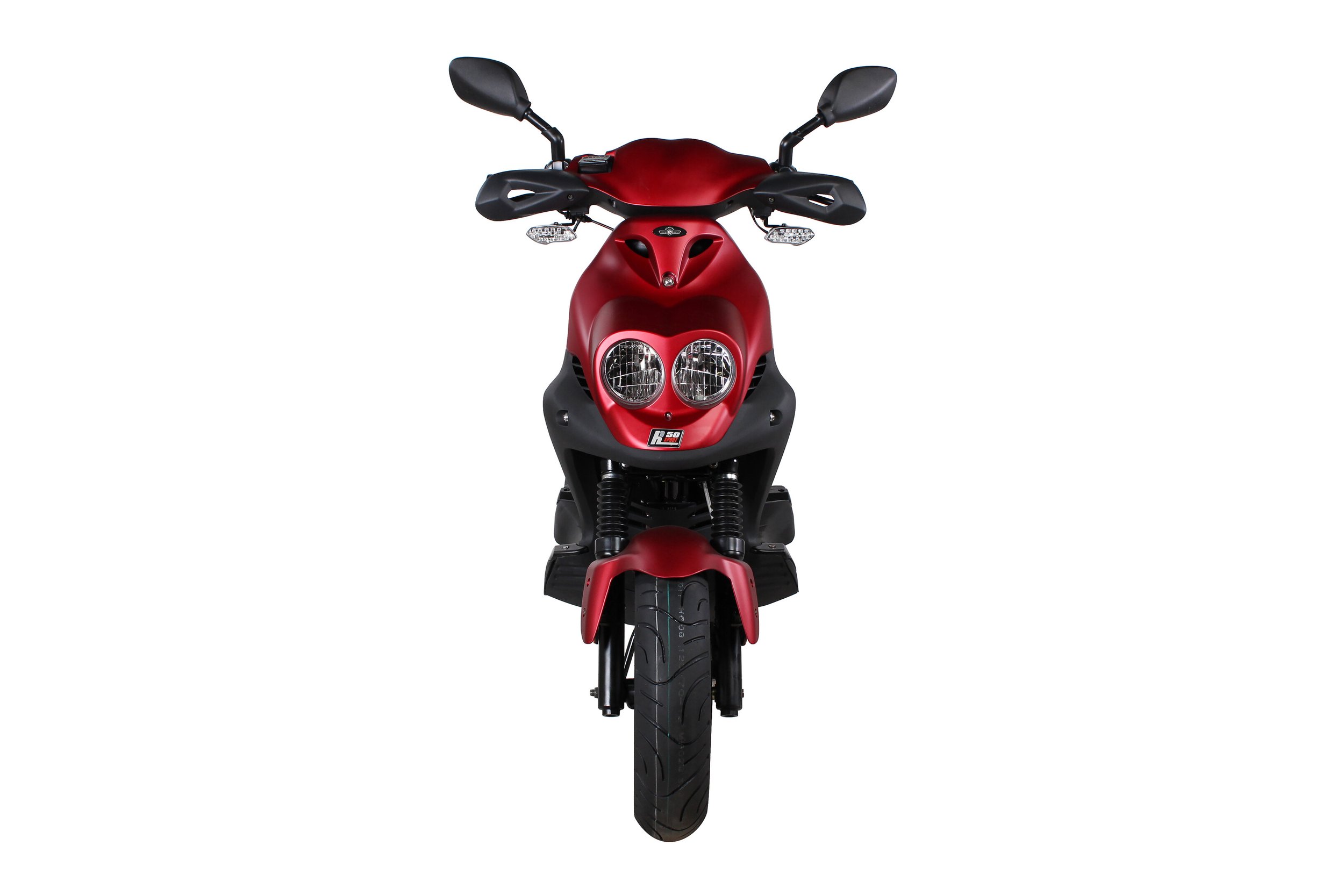 2026 Genuine RoughHouse 50 Sport scooter in Red — rear view 3