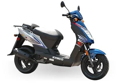 2026 Kymco Agility 50 scooter in Blue — left-side view 2