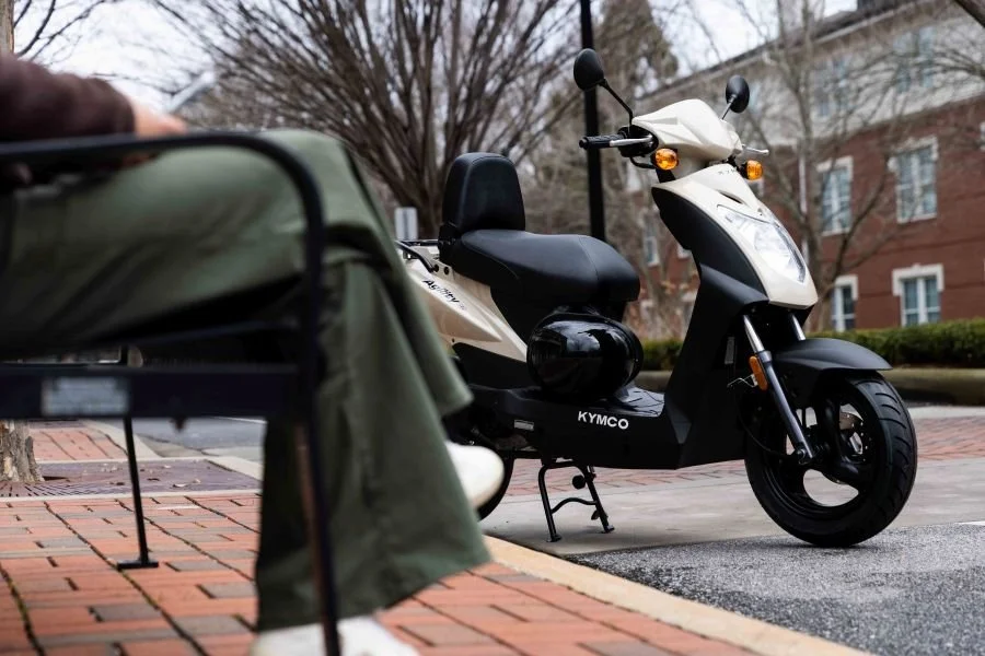 2026 Kymco Agility 50 scooter — front three-quarter view
