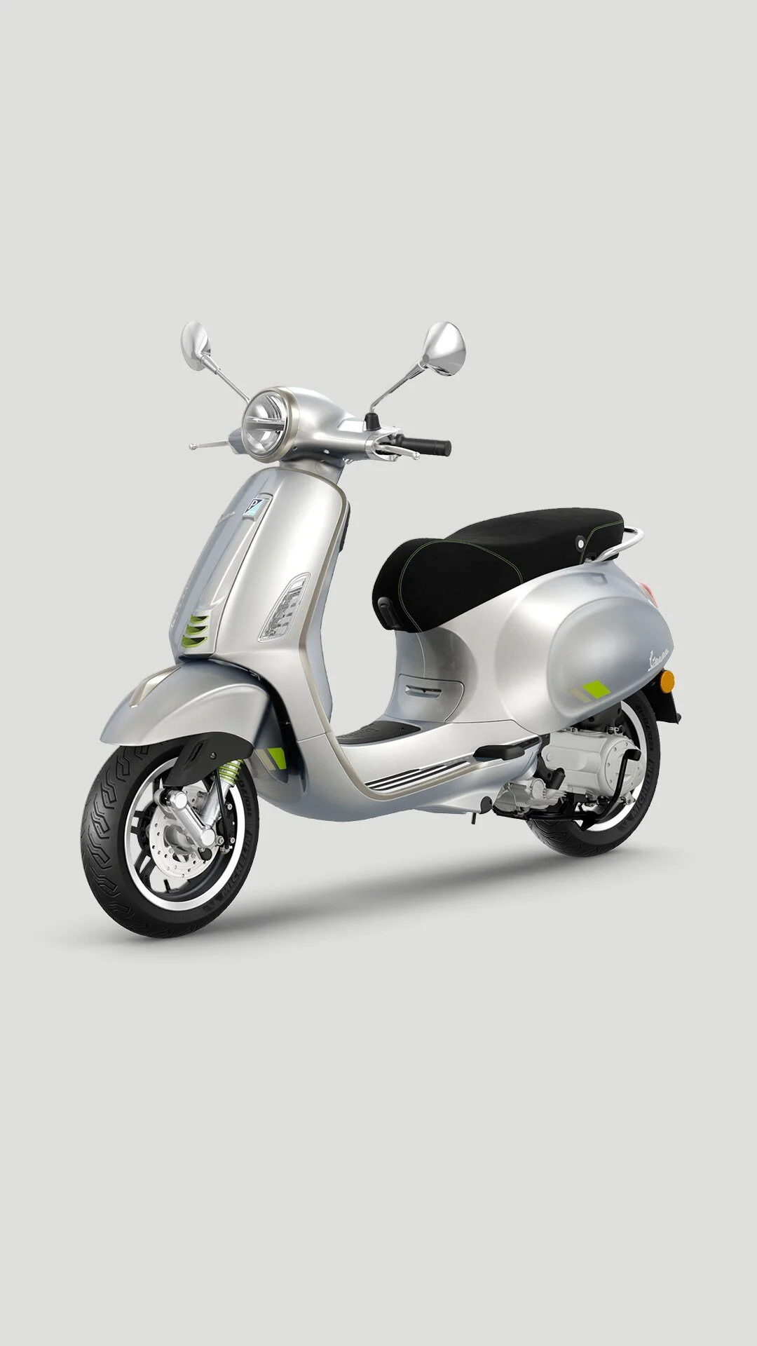2026 Vespa Primavera 150 scooter in Grigio — alternate studio view