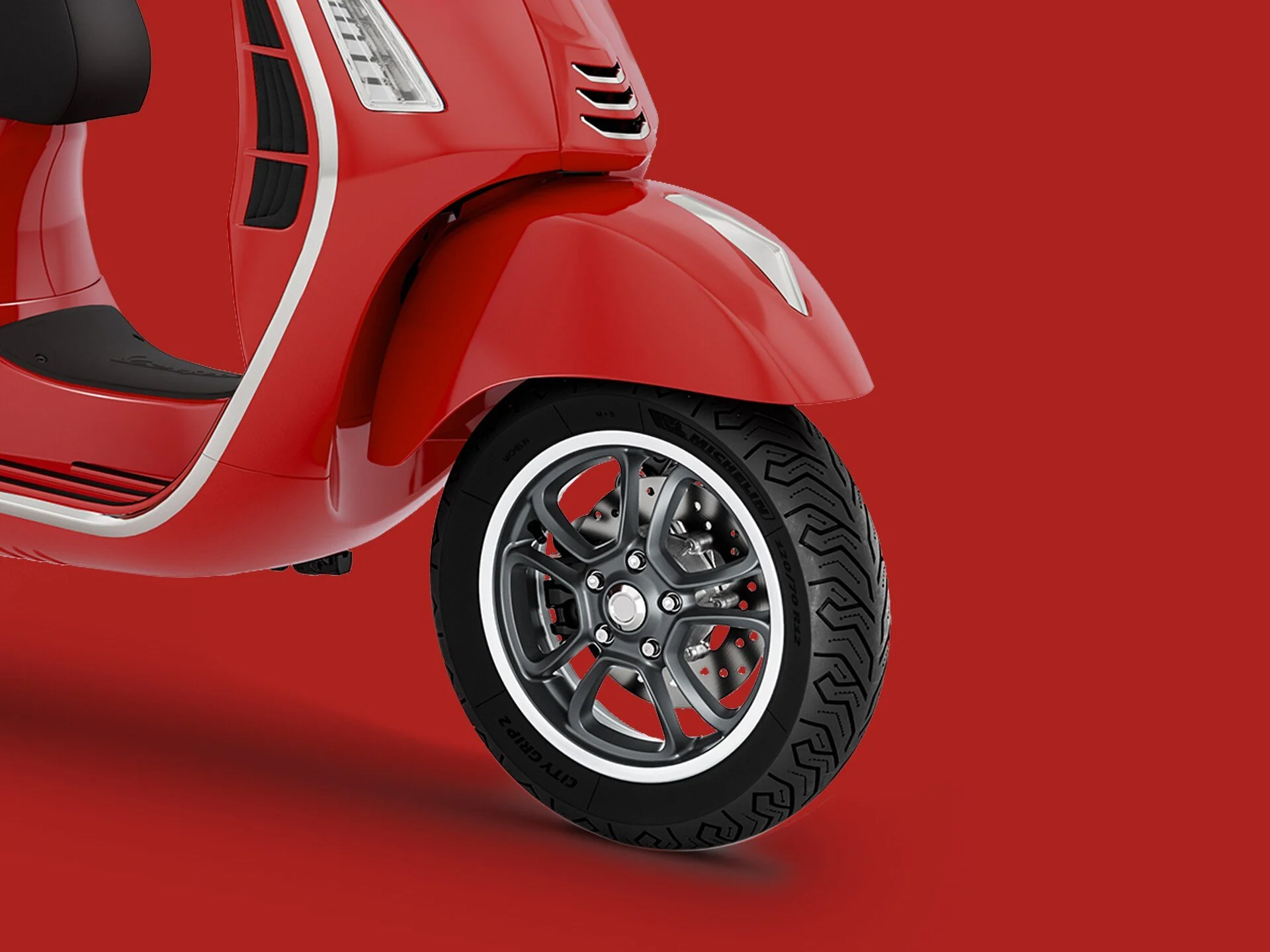 2026 Vespa GTS 310 scooter — left-side view 4