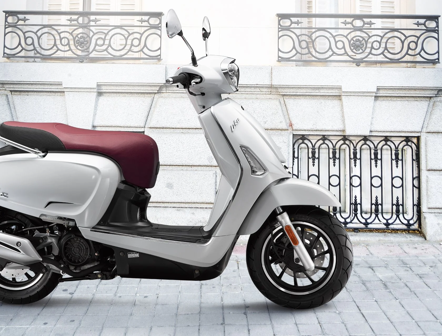 2026 Kymco Like 150i ABS scooter — side profile view 5