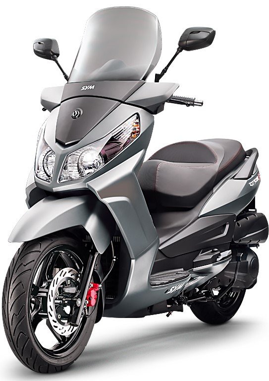 2026 SYM Citycom S 300i scooter — front three-quarter view 5