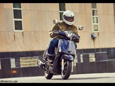 2026 Kymco Like 150i ABS scooter — full-length studio view 3