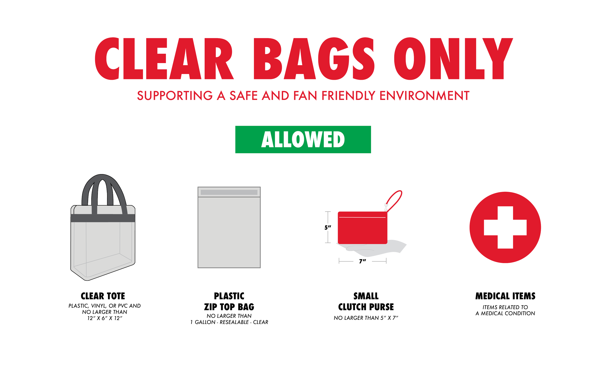 Clear Bag Policy - The Ryan Center-tuongthan.vn