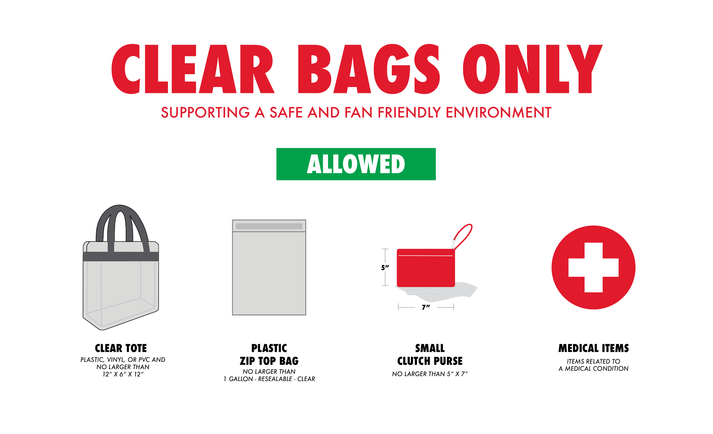 Best Clear Bags for Stadiums 2023: Bag Policy, Backpack Rules