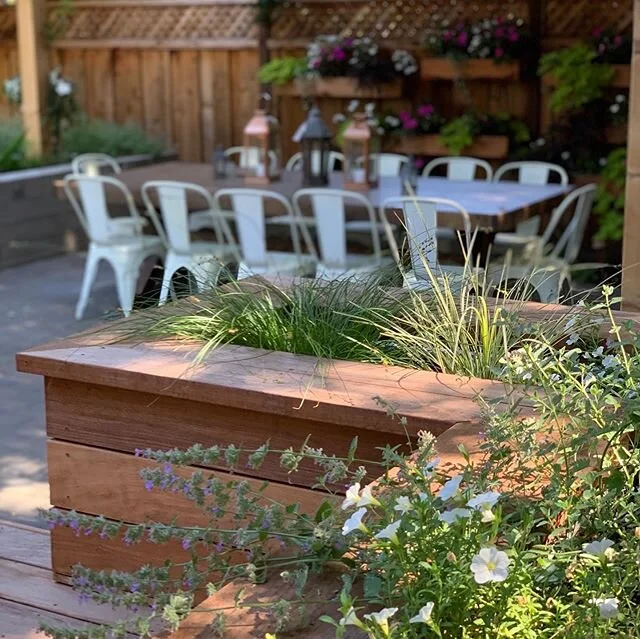 Wrapping up another fun project for great clients. The team had a lot going on in a smallish space but we packed a lot in! Well done guys  #outdoorliving #backyardresort #landscapedesign #landscapearchitecture #designbuild #firepit #ipedecking #pacif