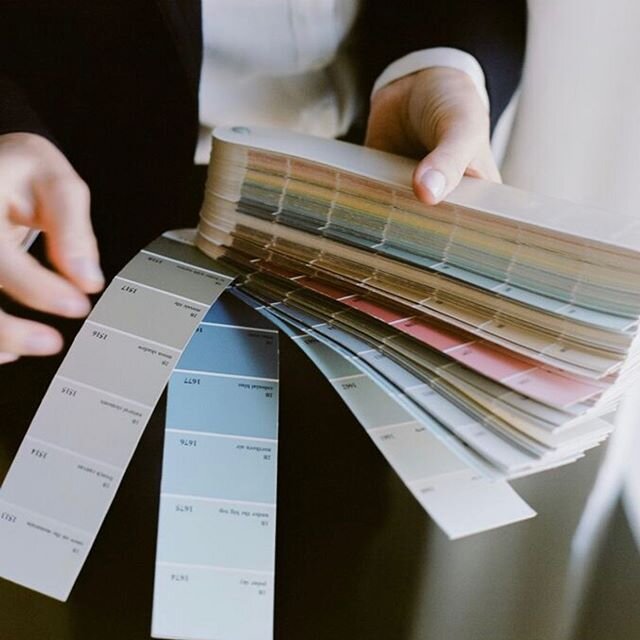 Making paint selections and pretending life is normal.  #covıd19 #fortworthinteriordesigner #benjaminmoore