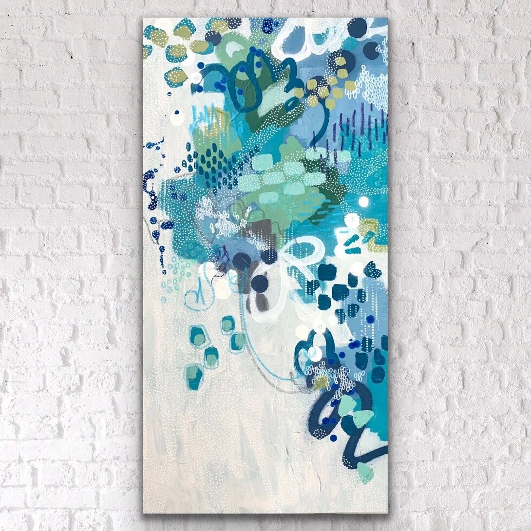 ***SOLD*** Undersea Dreams - 36" x 18"