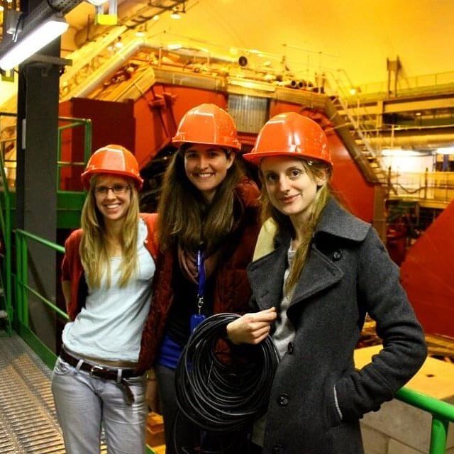 Part of our amazing crew during production at CERN&rsquo;s Large Hadron Collider.