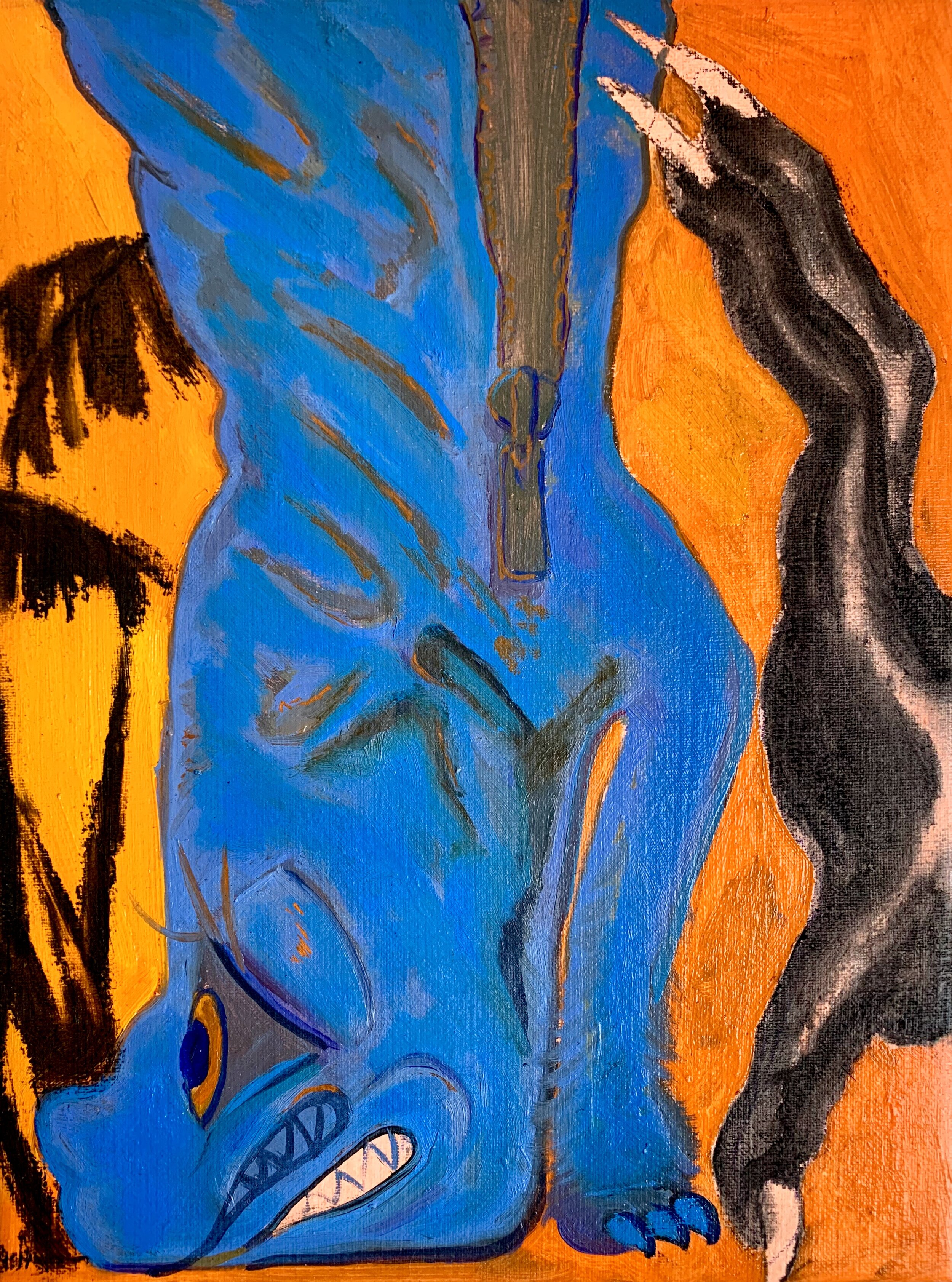 KAITO Itsuki, Amazones Boot (never be selected), Oil on canvas, 30.5cm x 23cm, 2020