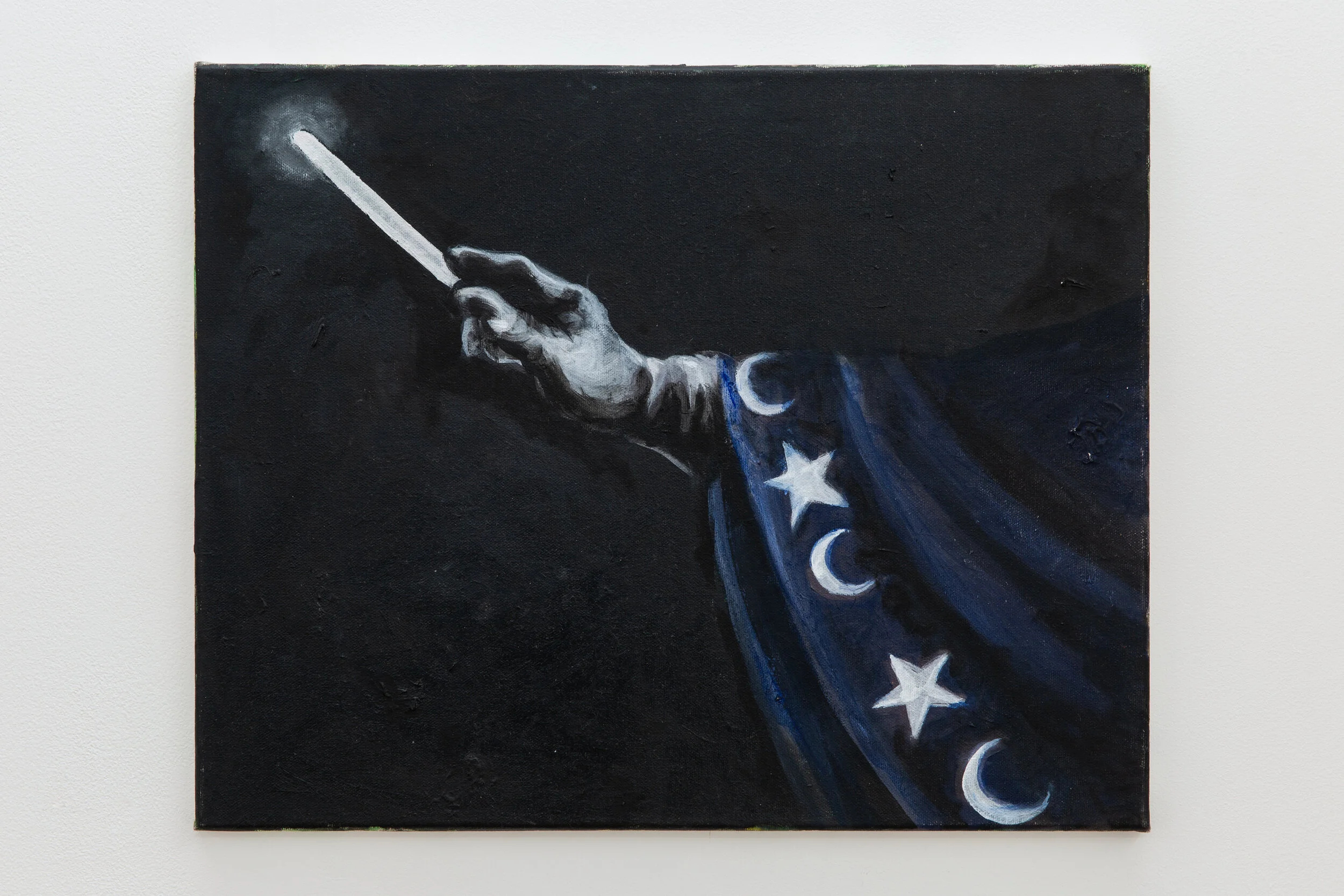  Robert Hawkins  Magician’s Hand with Wand  Oil on canvas  40cm x 50cm  2020 