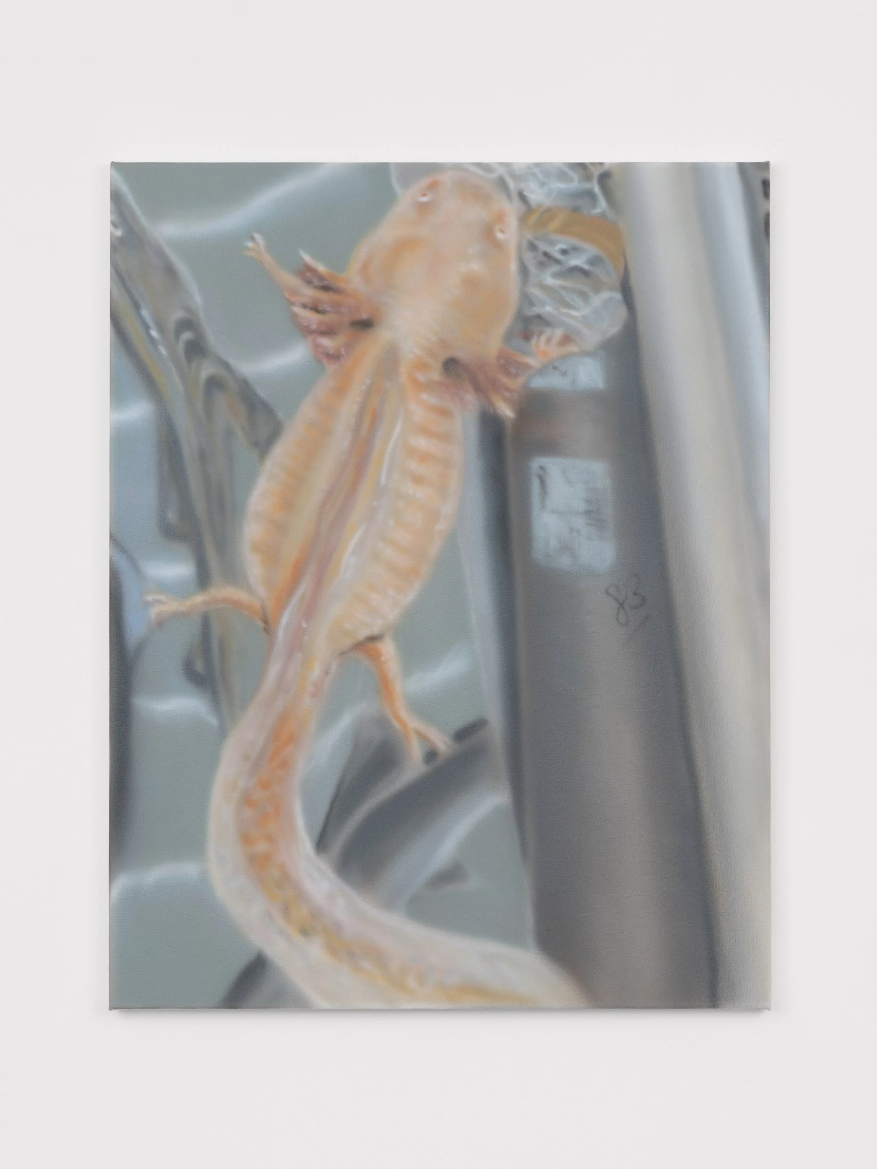 Jack Jubb,  L , acrylic on canvas, 76.2cm x 59.4cm, 2022 