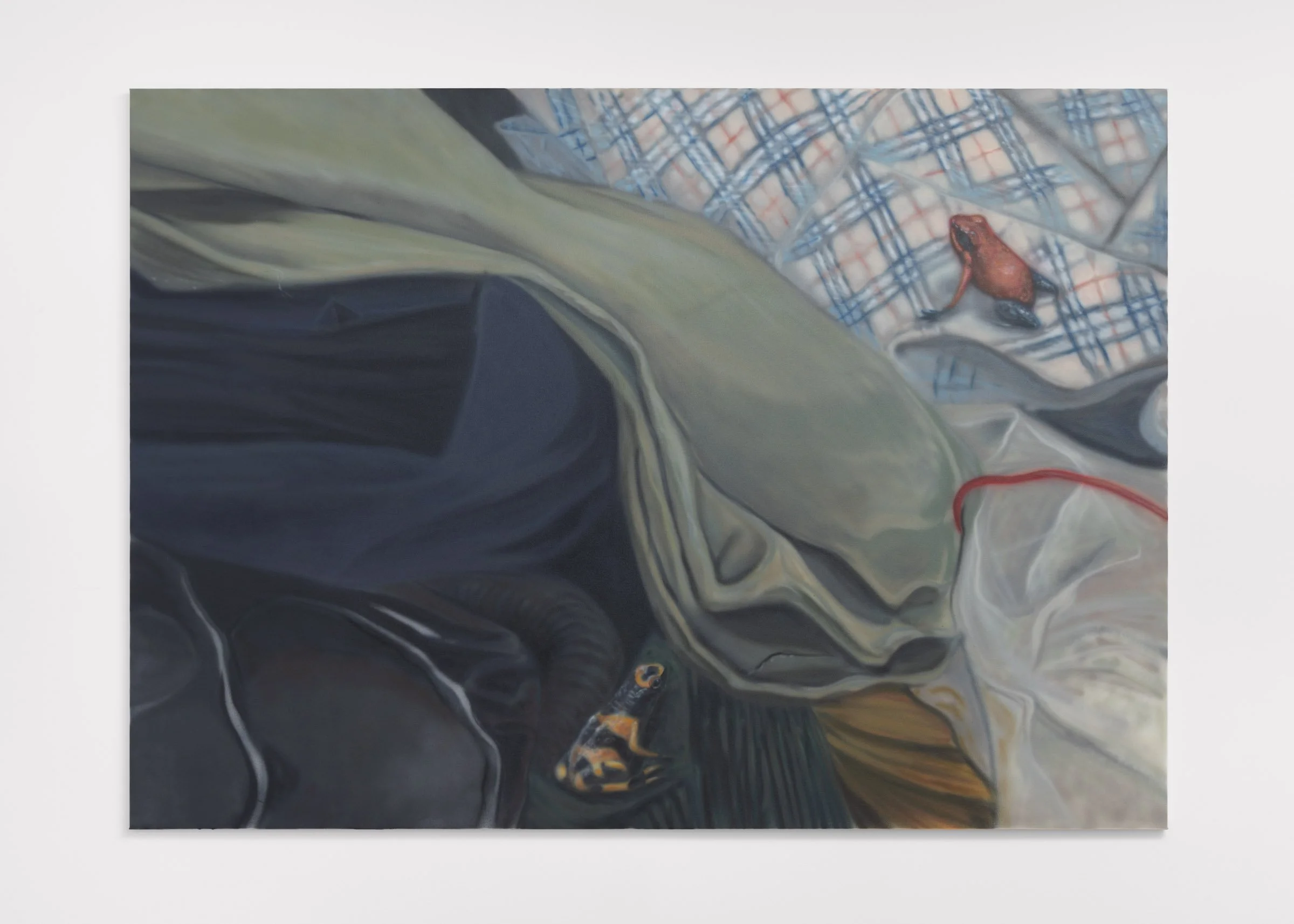  Jack Jubb,  Frogtown , acrylic on canvas, 152.4cm x 213.4cm, 2022 