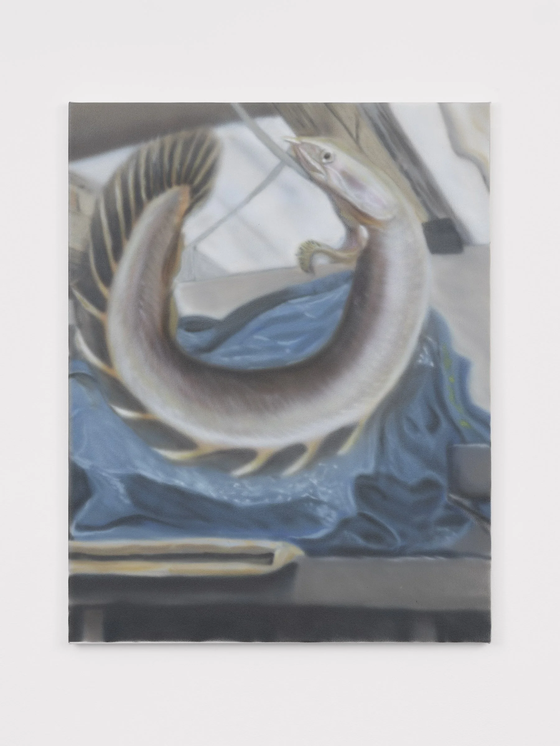  Jack Jubb,  U , acrylic on canvas, 76.2cm x 59.4cm, 2022 
