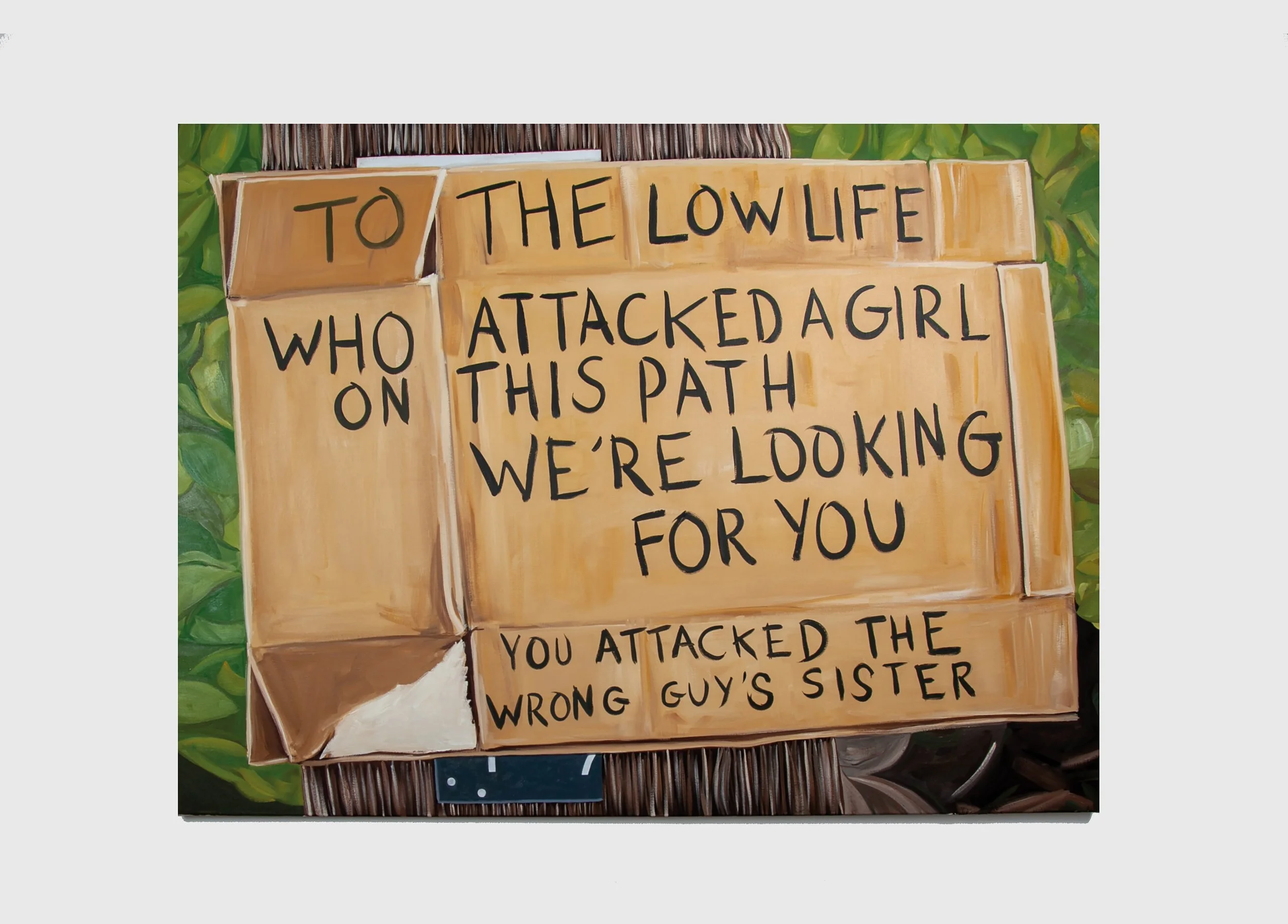  Brad Phillips,  Hawaiian Vigilante   Oil on canvas  122cm x 91.5cm  2023 