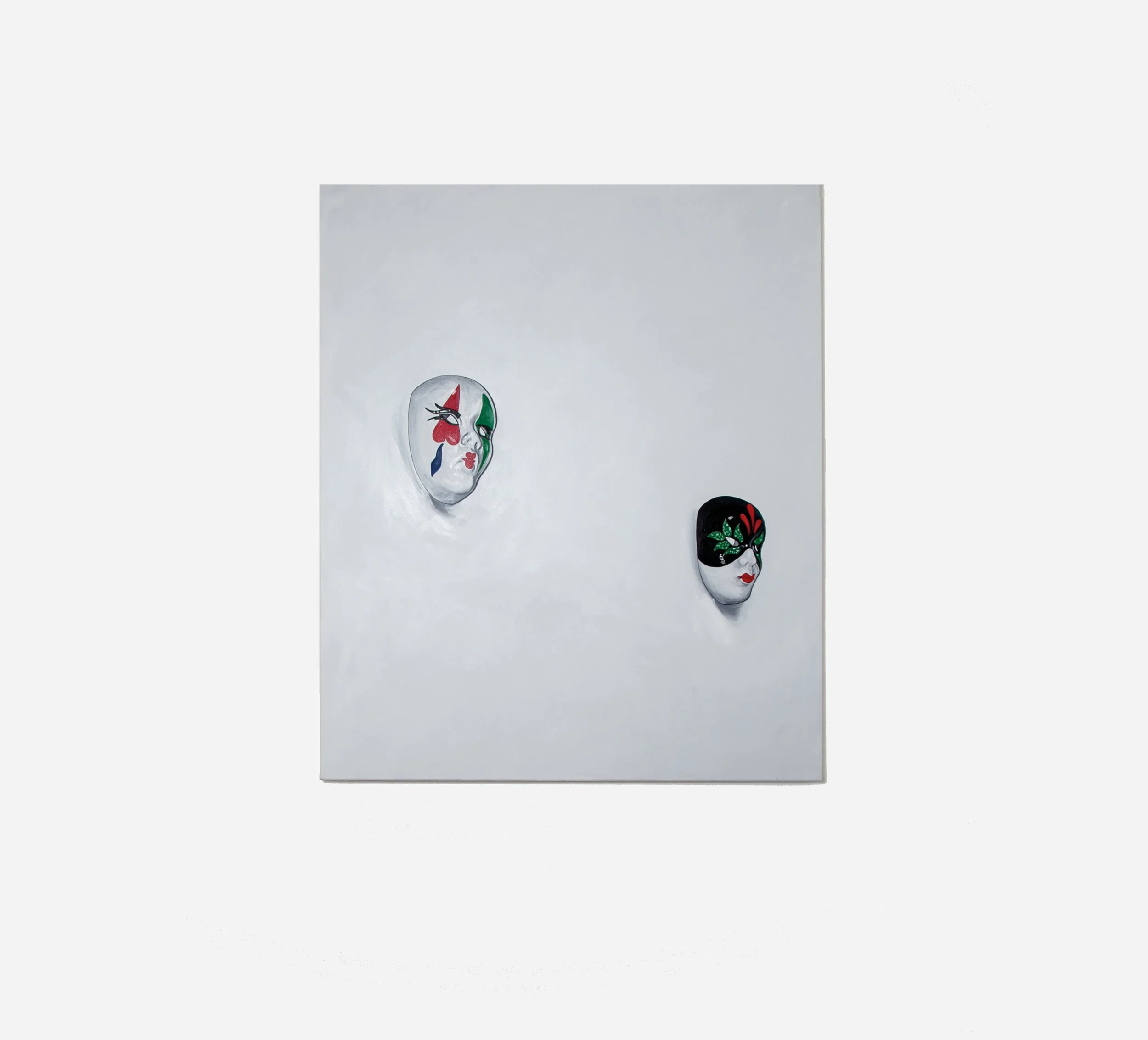  Brad Phillips,  Untitled   91.5cm x 76cm  Oil on canvas  2022 - 2023   