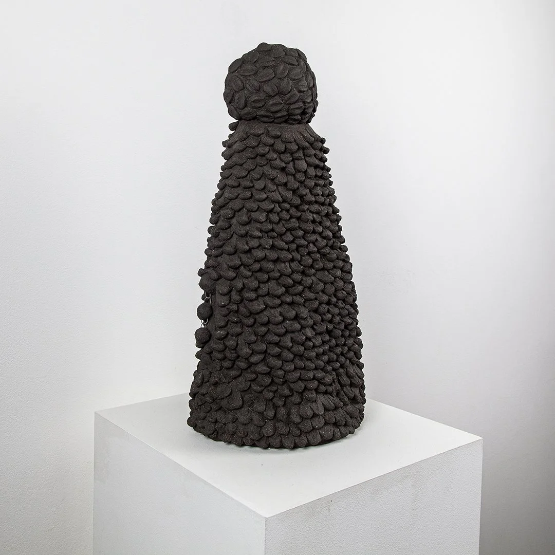    Freda Osayuki Igiogbe,  Mami Water,  Bisque fired ceramic, 41cm x 22cm x 20cm, 2025.&nbsp; 